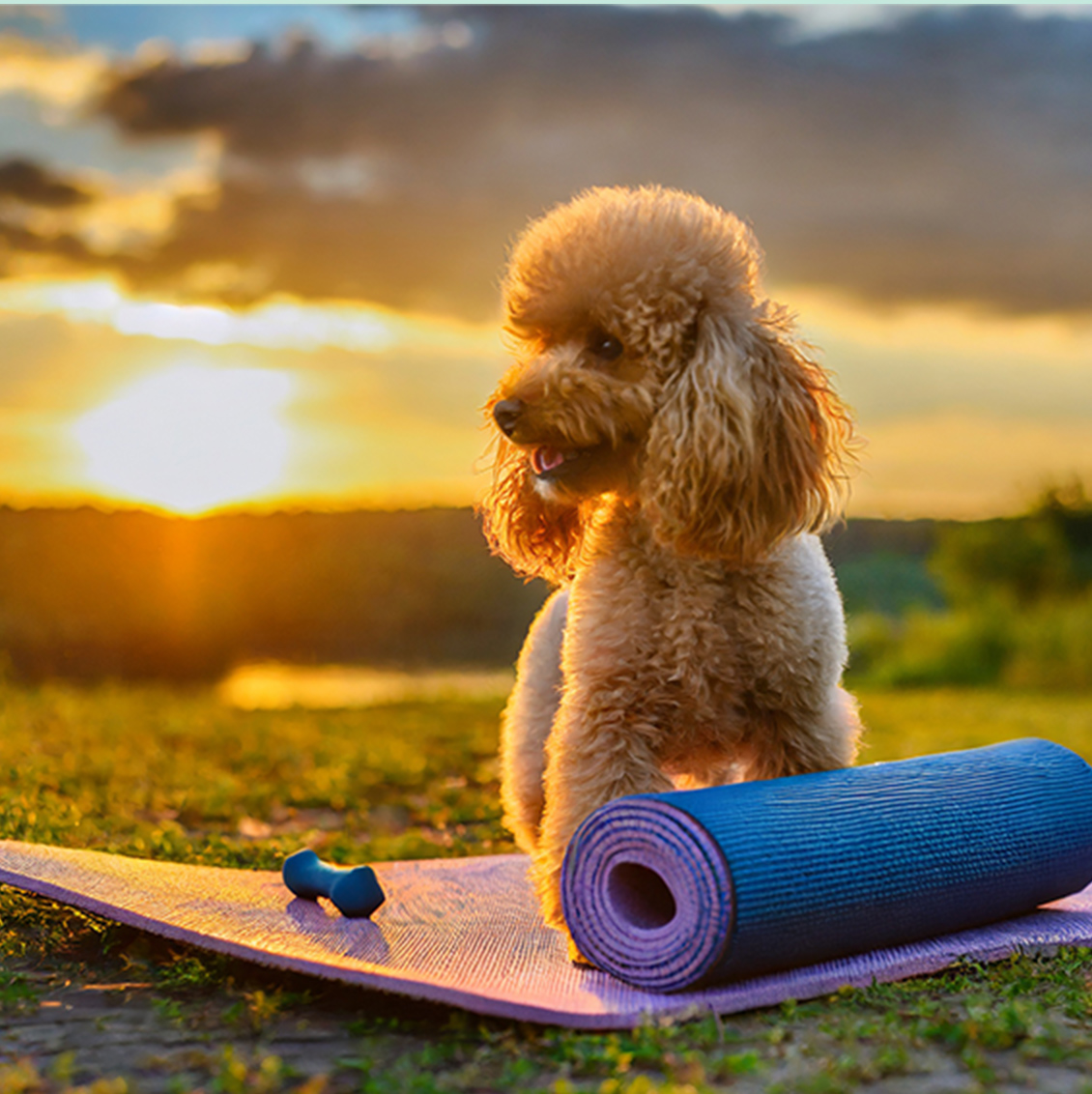 yogaと犬
